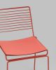Стул обеденный Danny бордовый с подушкой