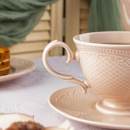 Чайная пара 285 мл d 10,2 см h7,8 см Aristocrat Peach Tea Noble [6]