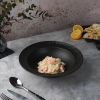 Тарелка глубокая 900 мл d 27 см h7,5 см для пасты, для супа Black Raw Wood P.L. Proff Cuisine [2]