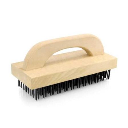 Щетка для чистки гриля 23*9,5 см деревянная с металлической щетиной P.L. Proff Cuisine