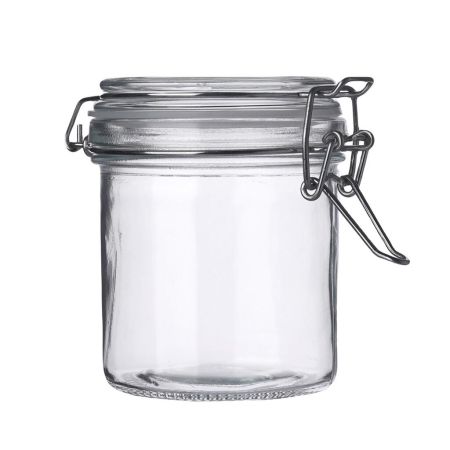 Банка для подачи и хранения 225 мл стекло с крышкой и бугельным замком d 7,7 см h10,1 см P.L.