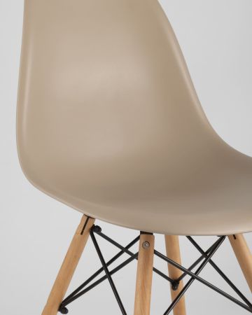Стул Eames DSW бежевый x4