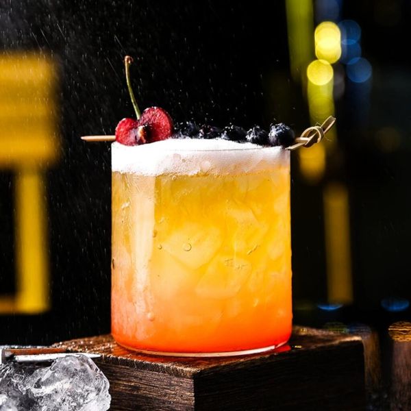 Стакан Олд Фэшн 390 мл "Rocks Cylinder" d 7,6/7 см h8,8 см Cocktail Week P.L. [6]