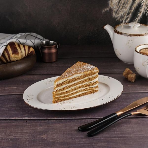 Блюдо овальное 24*18 см h1,7 см Grace Noble [1]