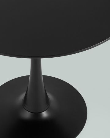 Стол Tulip D80 черный
