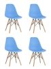Стул Eames Style DSW голубой x4
