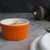 Соусник  55 мл 6 см Рамекин круглый оранжевый фарфор P.L. Proff Cuisine [6]