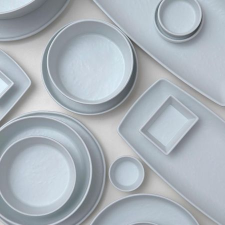 Тарелка с бортом 20,4*4,3 см White пластик меламин P.L. Proff Cuisine