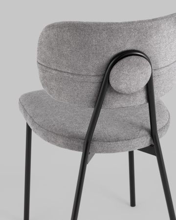 Стул Ханна велюр серый