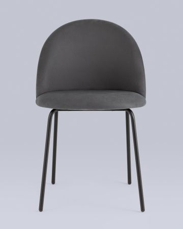 Стул Коди велюр тёмно-серый