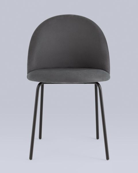 Стул Коди велюр тёмно-серый