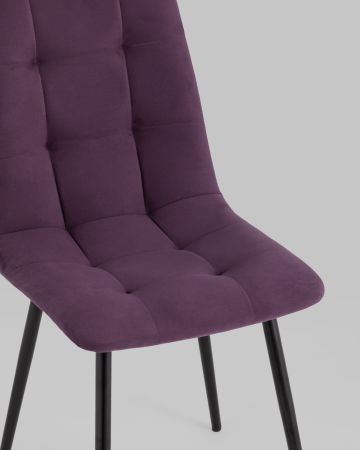 Стул Oliver велюр фиолетовый