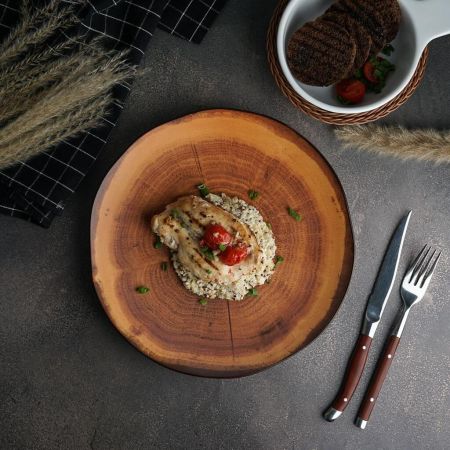 Тарелка 26,6 см h3 см Wood Fusion P.L. Proff Cuisine [4]