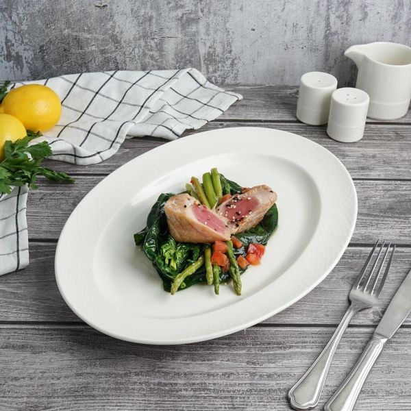 Блюдо овальное 36*26 см h3,2 см Impress Noble [1]