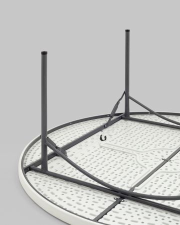 Стол круглый складной пластиковый Кейт 180