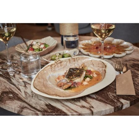 Блюдо овальное 32,5*20 см h7 см 100 мл Pearl Shell Frutti di Mare P.L. [1]