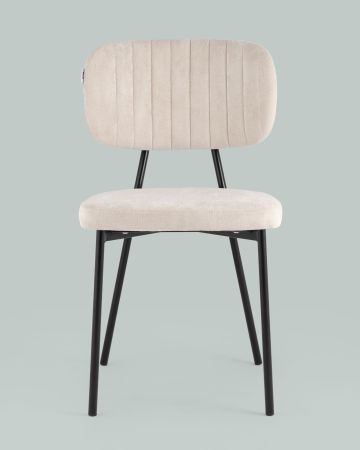 Стул Ханна велюр бежевый