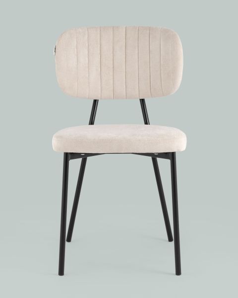 Стул Ханна велюр бежевый