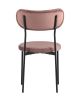 Стул Барбара велюр пыльно-розовый