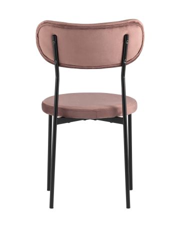 Стул Барбара велюр пыльно-розовый