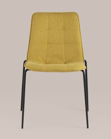 Стул Мелани рогожка желтый