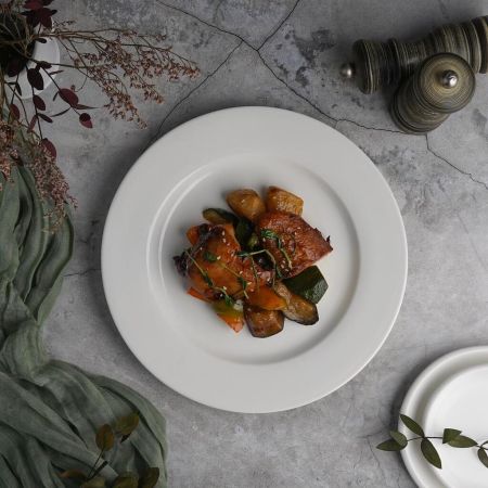 Тарелка d 25,5 см белая фарфор Classic P.L. Proff Cuisine [4]