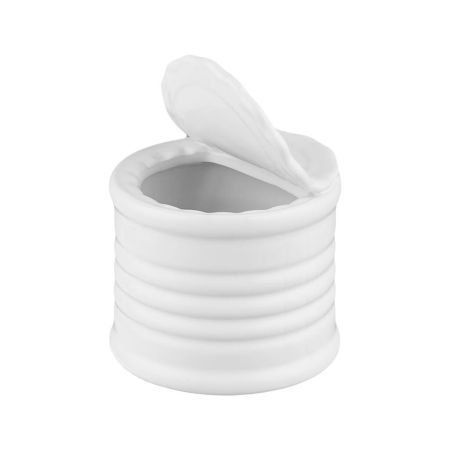 Соусник 225 мл d 80 см h6,5 см "Консервная банка" круглый белый фарфор P.L. Proff Cuisine [6]