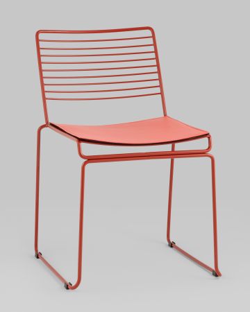 Стул обеденный Danny бордовый с подушкой