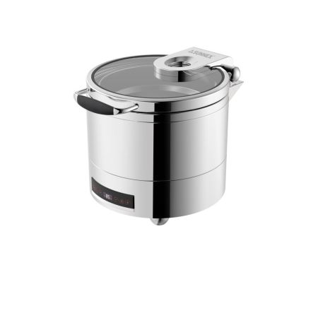 Мармит суповой 10 л электрический 220V 900W с откидной крышкой и окном и дисплеем "Burano" SUNNEX