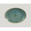 Овальная тарелка RAK Porcelain Twirl Lagoon 32*23 см