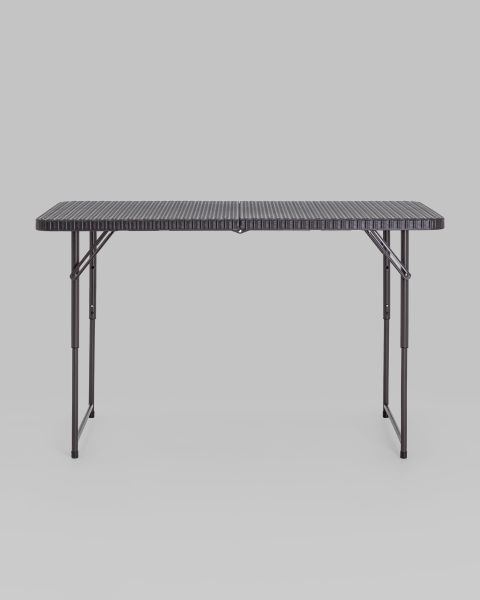 Стол складной чемодан пластиковый Кейт 120 коричневый