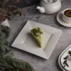 Тарелка 21,5*21,5 см h2,2 см квадратная белая фарфор P.L. Proff Cuisine [4]