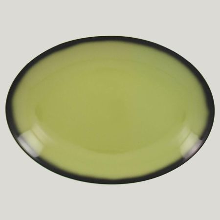 Блюдо овальное RAK Porcelain LEA Light green (зеленый цвет) 32 см