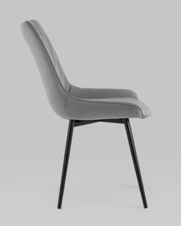 Стул Дарвин велюр тёмно-серый