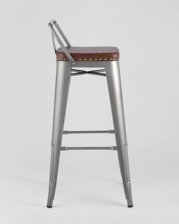 Стул барный TOLIX SOFT серебристый