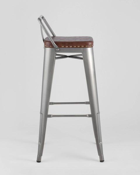 Стул барный TOLIX SOFT серебристый