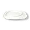 Блюдо овальное 32*21 см с бортом Asymmetry белое фарфор P.L. Proff Cuisine [3]