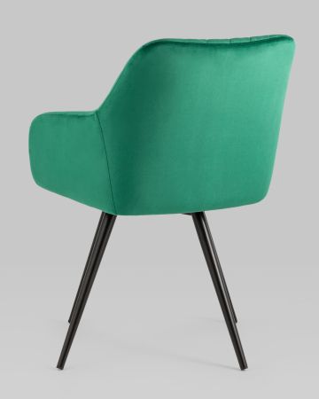 Стул вращающийся Дастин велюр зеленый