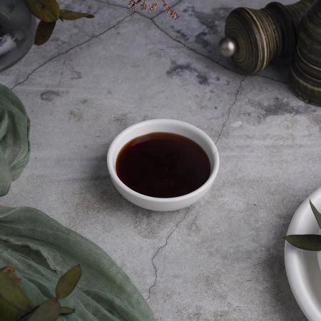 Соусник  40 мл 6 см h2,5 см круглый белый фарфор P.L. Proff Cuisine [6]