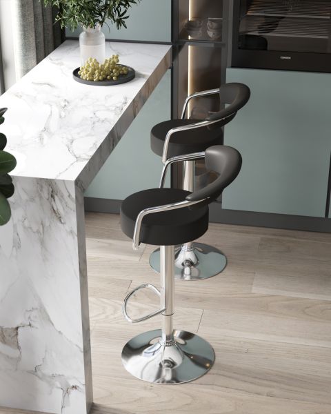 Стул барный Орион черный