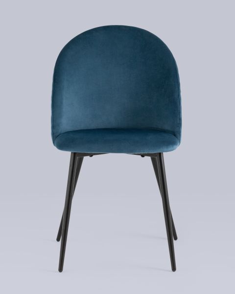 Стул Lilly велюр сине-зеленый
