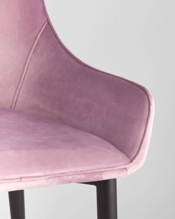 Стул Диана велюр сиреневый