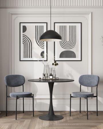 Стул Бриф NEW велюр серый