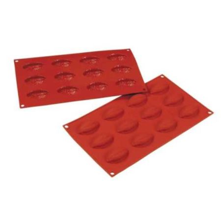 Форма кондитерская "Кнели" 9 ячеек 75*50 мм, h 20 мм силикон (30*17,5 см) P.L.