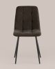 Стул Oliver велюр тёмно-коричневый