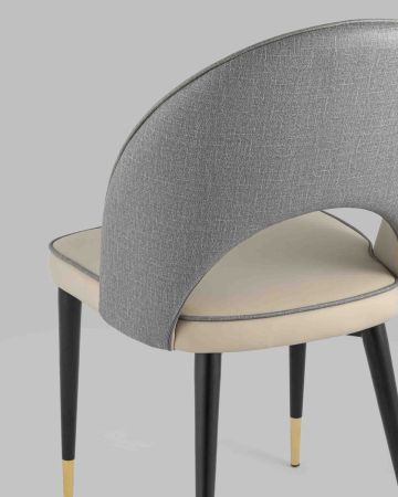 Стул Сохо экокожа серый