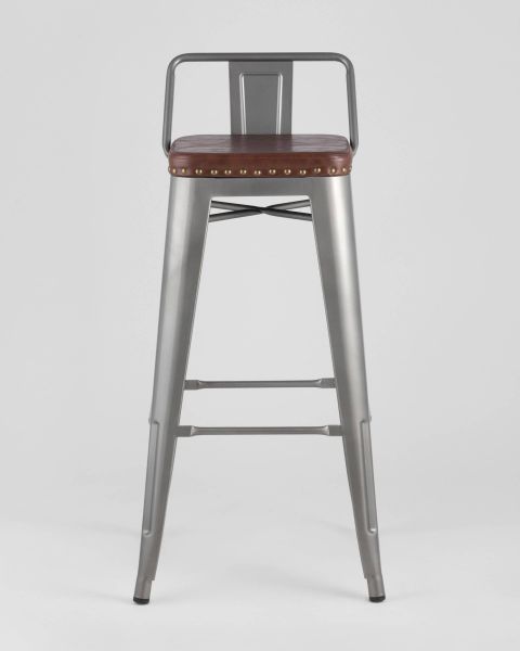 Стул барный TOLIX SOFT серебристый