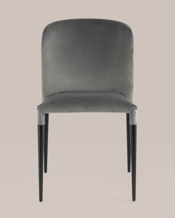 Стул Лори велюр серый