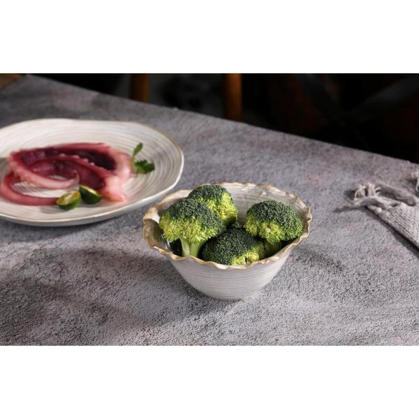 Салатник 500 мл d 15,5 см h7,5 см Gray Coral Flower Frutti di Mare P.L. [4]