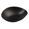 Салатник 450 мл 19*14,5 см h6,4 см Wave Up Smooth Black Raw Stellar P.L. Proff Cuisine [6]